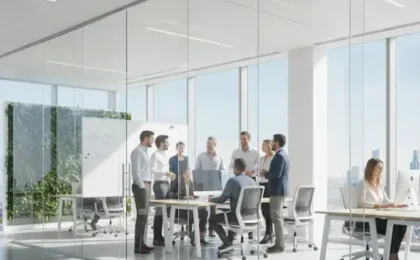 היתרונות המפתיעים של התקנת קיר זכוכית למשרד ואיך זה משפיע על העובדים